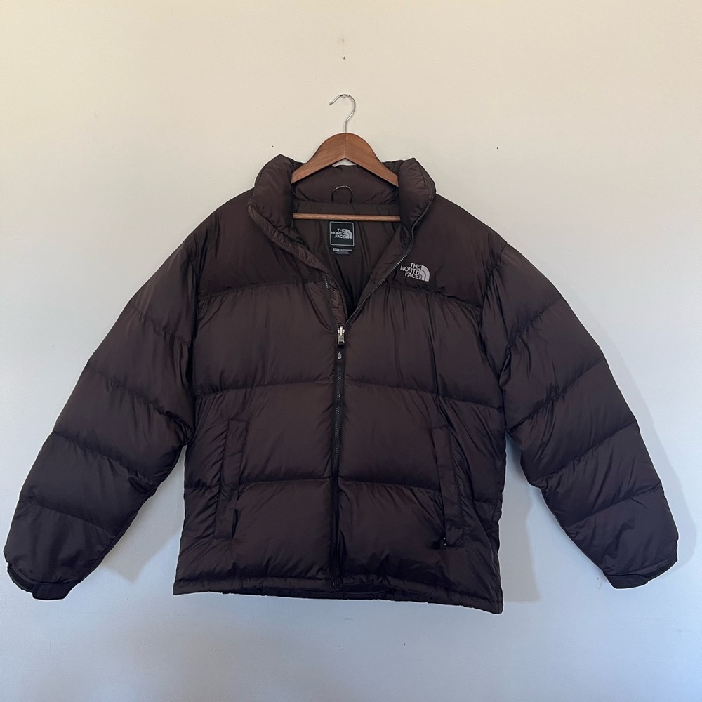 The North Face Nuptse 700 Down Fill Hooded Brown Puffer Jacket - Men’s